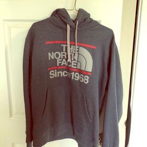 North face hoodie (light Navy)